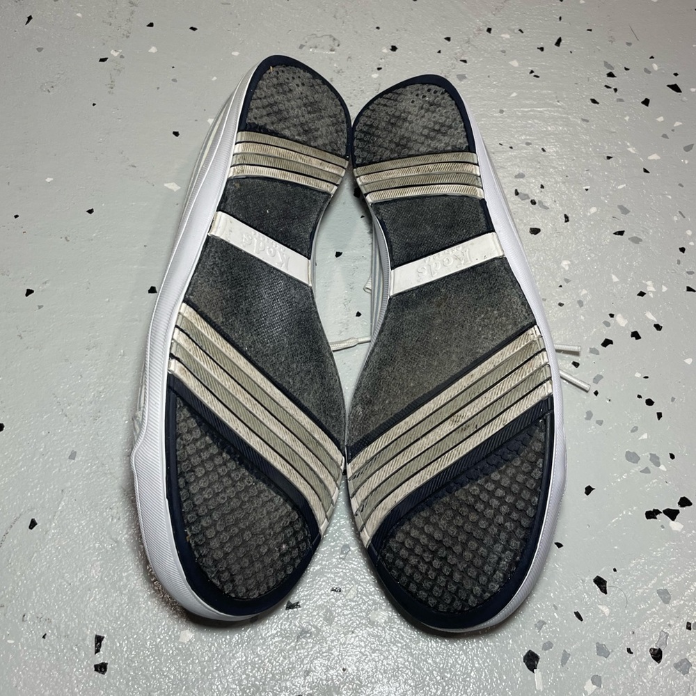 Keds Hampton Sport Women’s Slip On Canvas Shoes Size 8.5 Blue White Striped - Picture 7 of 8